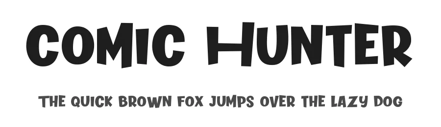 Comic Hunter by Lettersiro Studio — Decorative Font