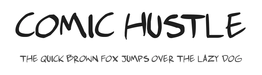 Comic Hustle by PressGang Studios — Decorative Font