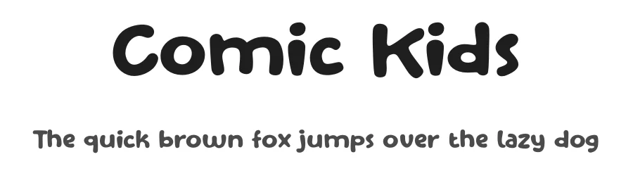 Comic Kids by Sronstudio β Decorative Font