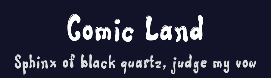 Comic Land by Royaltype — Decorative Font — thumbnail 2