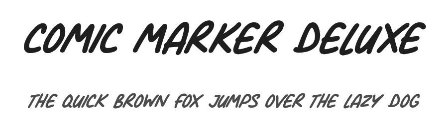Comic Marker Deluxe