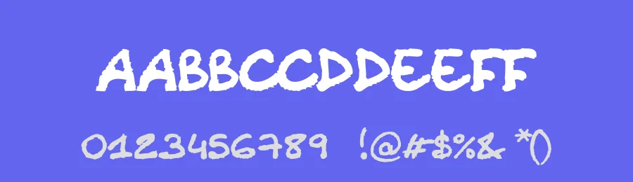 Comic Note Raw by Léo Lapasset — Decorative Font — thumbnail 3