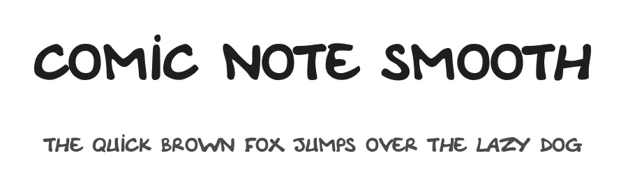 Comic Note Smooth