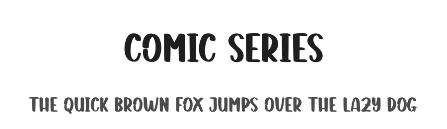 Comic Series by Andi Moz — Decorative Font