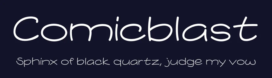 Comicblast by Kustomtype — Decorative Font — thumbnail 2
