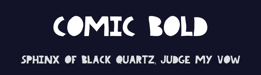 Comic Bold by formesdesign — Decorative Font — thumbnail 2