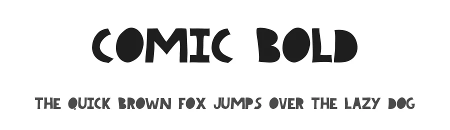 Comic Bold by formesdesign β Decorative Font