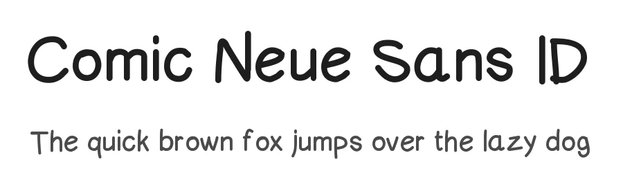Comic Neue Sans ID