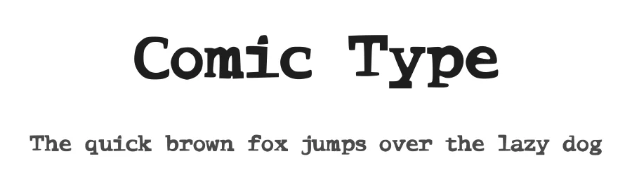 Comic Type