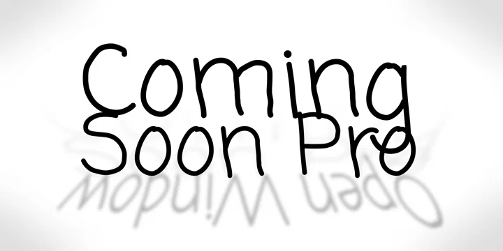 Coming Soon Pro Font by Good Gravy Type — Script Handwritten Font