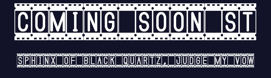 Coming Soon St by Southype — Decorative Font — thumbnail 2