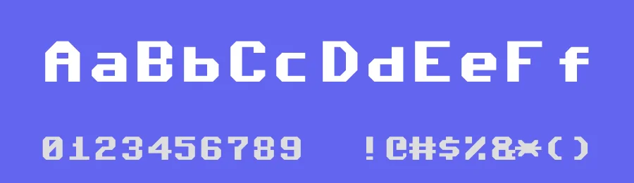 Commodore 64 by Devin Cook — Display Font — thumbnail 3