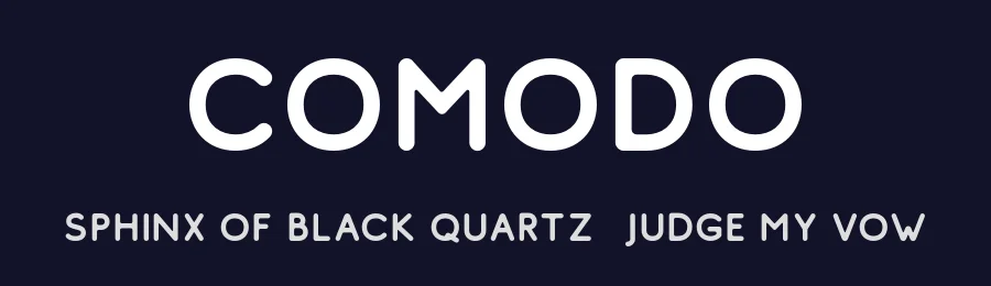 Comodo by Craft Supply Co. — Sans Serif Font — thumbnail 2