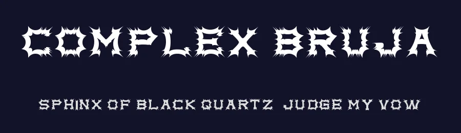 Complex bruja by Qbotype Fonts — Blackletter Font — thumbnail 2