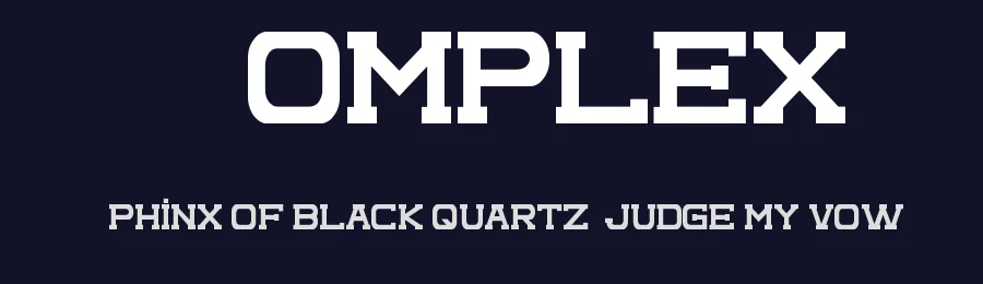 Complex by Qbotype Fonts — Serif Font — thumbnail 2