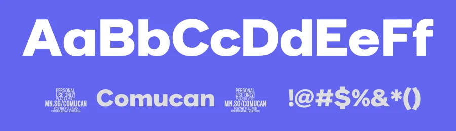 Comucan by Måns Grebäck — Sans Serif Font — thumbnail 3