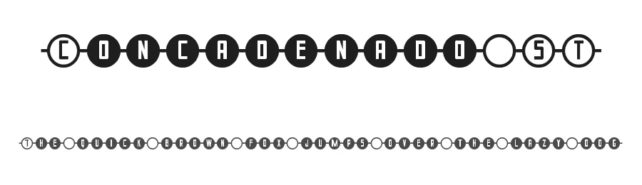 Concadenado ST by Southype — Decorative Font