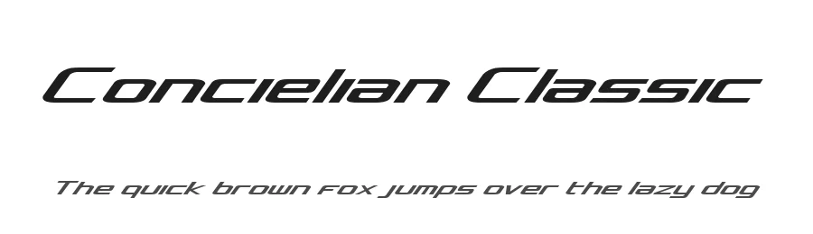 Concielian Classic by Iconian Fonts — Display Font