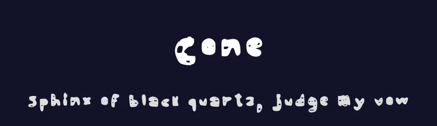 Cone by Camilo Plaza — Script Handwritten Font — thumbnail 2