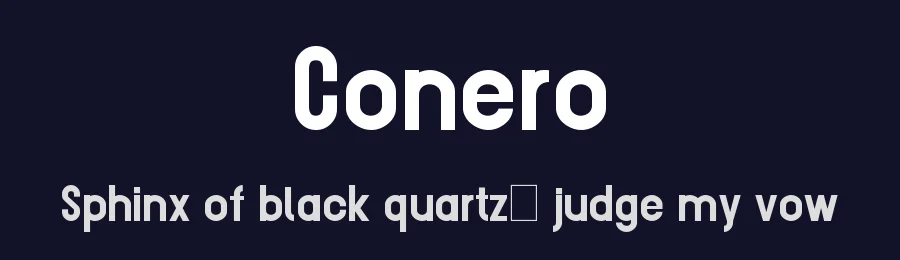 Conero by Erion Dyrmishi — Sans Serif Font — thumbnail 2