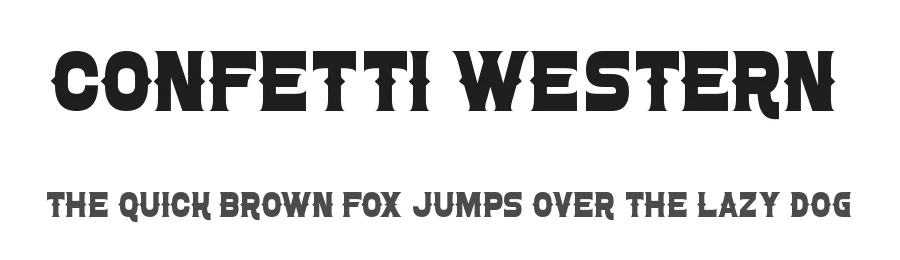 Confetti Western