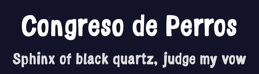 Congreso de Perros by Woodcutter — Decorative Font — thumbnail 2