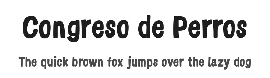 Congreso de Perros by Woodcutter — Decorative Font