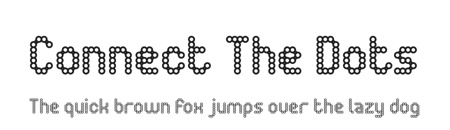 Connect The Dots by weknow — Decorative Font