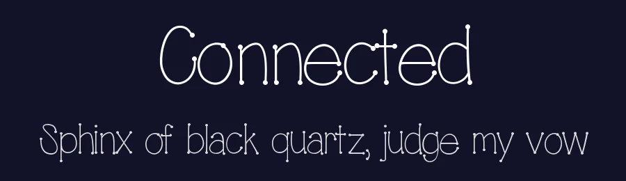 Connected by Vanessa Bays — Script Handwritten Font — thumbnail 2