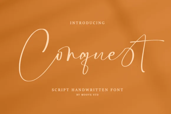 Conquest Font by Moove Studio — Script Handwritten Font
