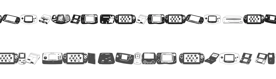 Console Wars Console Yourself by xstreamed.tv — Dingbats Font