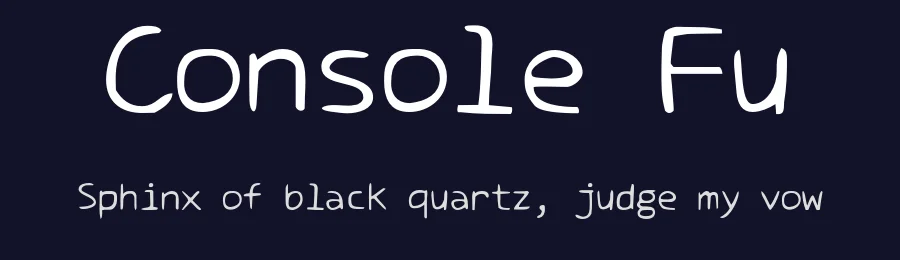 Console Fu by Chase — Script Handwritten Font — thumbnail 2