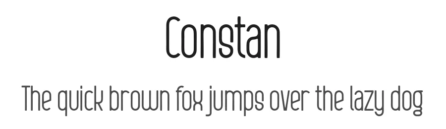 Constan by Gilang Ternadho — Sans Serif Font
