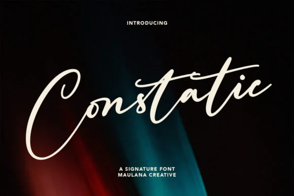 Constatic Font by Maulana Creative — Script Handwritten Font