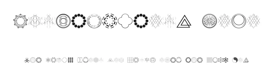 Constructing Kiai by Matthias Wittgenstein — Dingbats Font