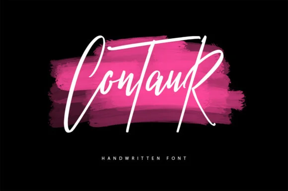 Contaur Font by Maulana Creative — Script Handwritten Font