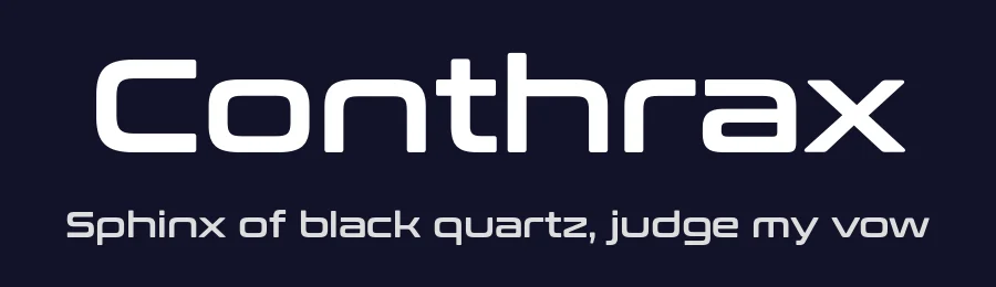 Conthrax by Typodermic Fonts — Display Font — thumbnail 2