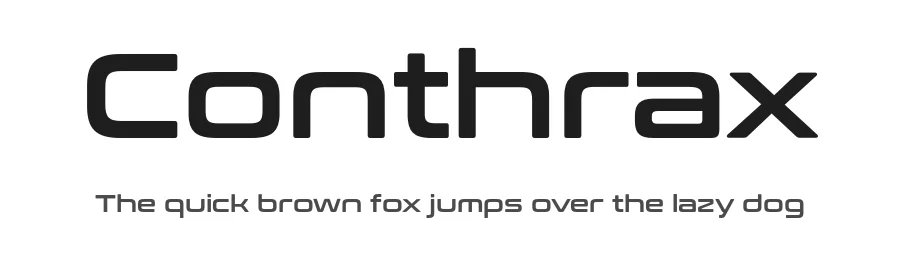 Conthrax by Typodermic Fonts — Display Font