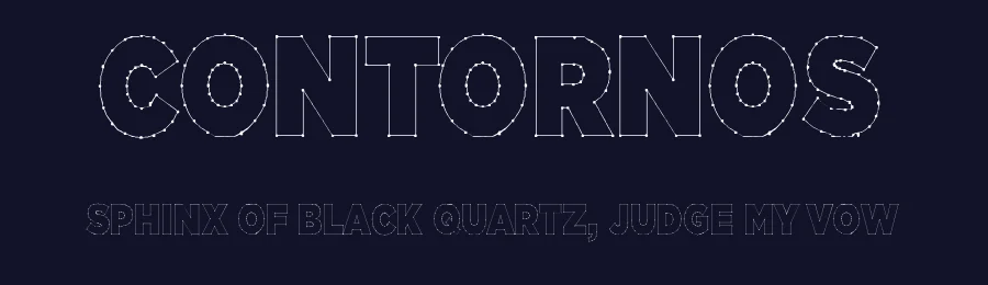 Contornos by Woodcutter — Decorative Font — thumbnail 2