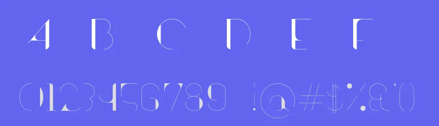 Contrasto by André Uenojo — Decorative Font — thumbnail 3