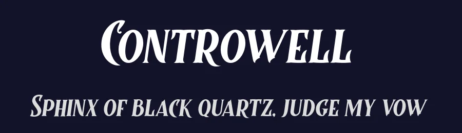 Controwell by Alit Design — Decorative Font — thumbnail 2