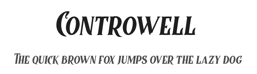 Controwell by Alit Design — Decorative Font