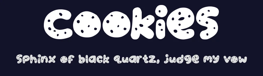 Cookies by Hawtpixel — Decorative Font — thumbnail 2