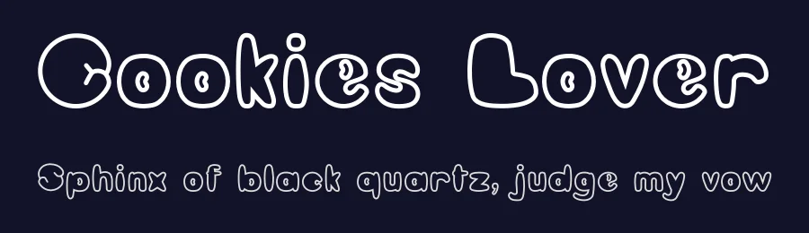 Cookies Lover by Marika Sartori — Decorative Font — thumbnail 2