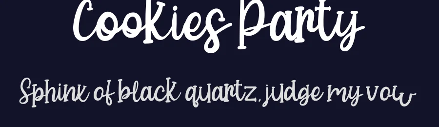 Cookies Party by Attype Studio — Decorative Font — thumbnail 2