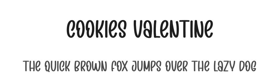 Cookies Valentine
