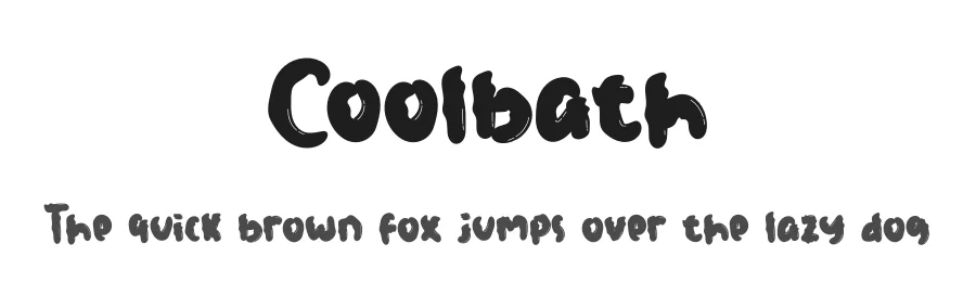 Coolbath by Mr.Soon Design β Decorative Font