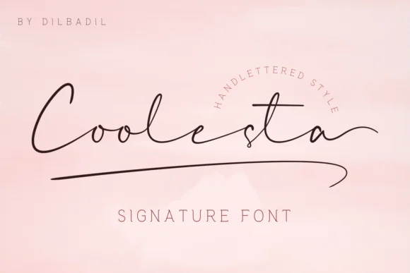 Coolesta Font by dilbadil — Script Handwritten Font