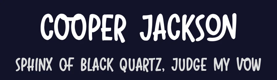 Cooper Jackson by DumadiStyle — Decorative Font — thumbnail 2
