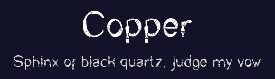Copper by weknow — Decorative Font — thumbnail 2